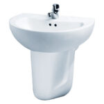 chau rua mat lavabo caesar l2150 p2441 chan lung treo tuong