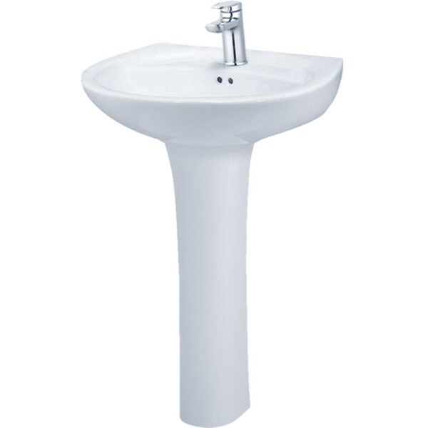 chau rua mat lavabo caesar l2220 p2445 chan dai treo tuong