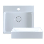 chau rua mat lavabo caesar lf5253 dat ban