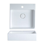 chau rua mat lavabo caesar lf5255 dat ban