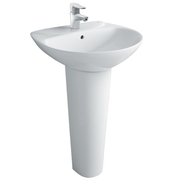 Chậu lavabo treo tường INAX L-285V L-288VD chân dài