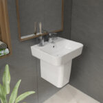 chau rua mat lavabo viglacera v23 kem chan ngan treo tuong 1