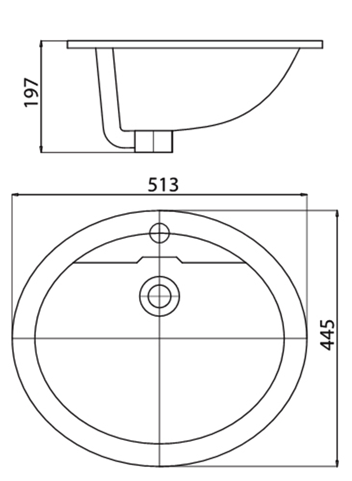 Bản vẽ kĩ thuật Chậu rửa mặt lavabo VIGLACERA CD1/CD12 dương vành