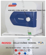 chi tiet binh nong lanh rossi dello vuong
