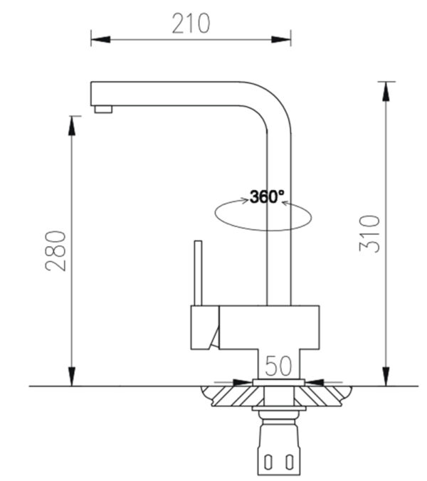 kich thuoc voi rua rosler rl 902