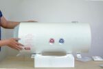 mat day binh nong lanh ariston pro r sh 30 40 50 80 100 lit ngang gian tiep