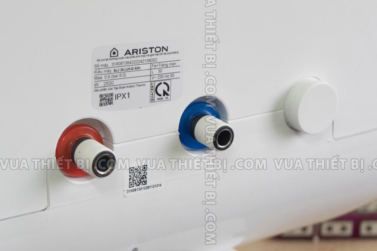 mat day binh nong lanh ariston sl2 lux d wifi 20 30 lit 2 1