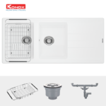 phu kien chau rua bat da konox phoenix 1160 white silver