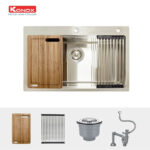 phu kien chau rua bat inox konox kn8050ts