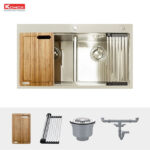 phu kien chau rua bat inox konox kn8850td