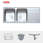 phu kien chau rua bat inox konox ks11650 1d ban phai