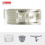 phu kien chau rua bat inox konox ks11650 1d ban trai