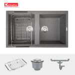 phu kien chau rua bat konox phoenix 860 grey