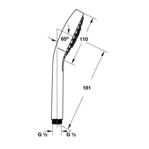 tay sen tam hansgrohe croma select s zd 58954123 2