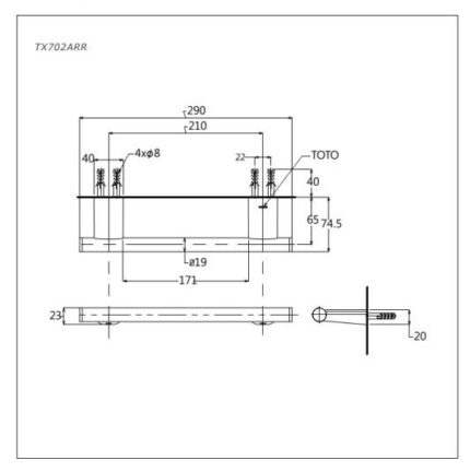 thanh vat khan tay toto tx702arr 2
