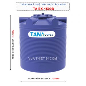 Thông-số-kỹ-thuật-bồn-nhựa-Tân-Á-Extra-1500L-Đứng