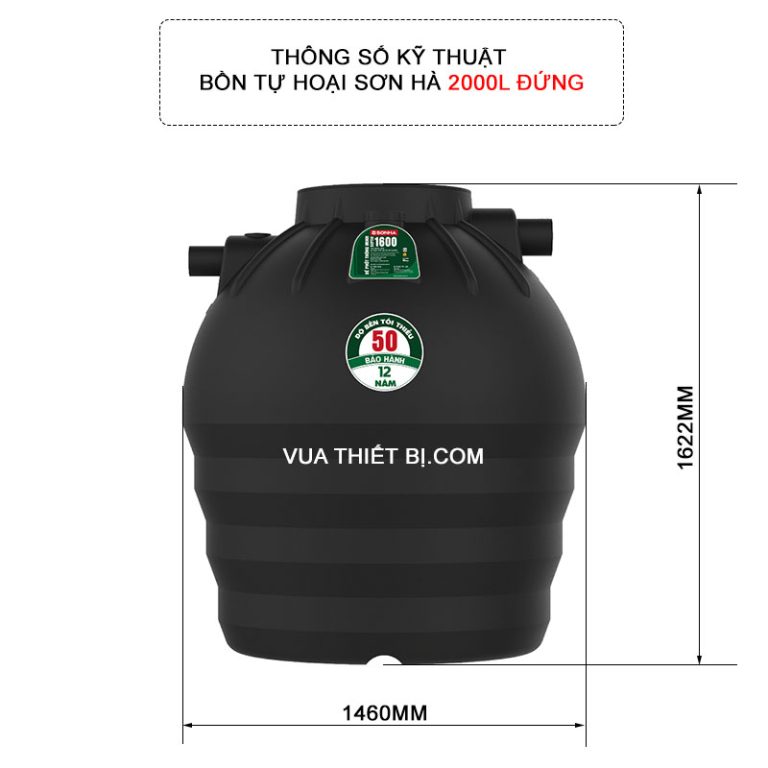thong so ky thuat bon tu hoai son ha 2000l