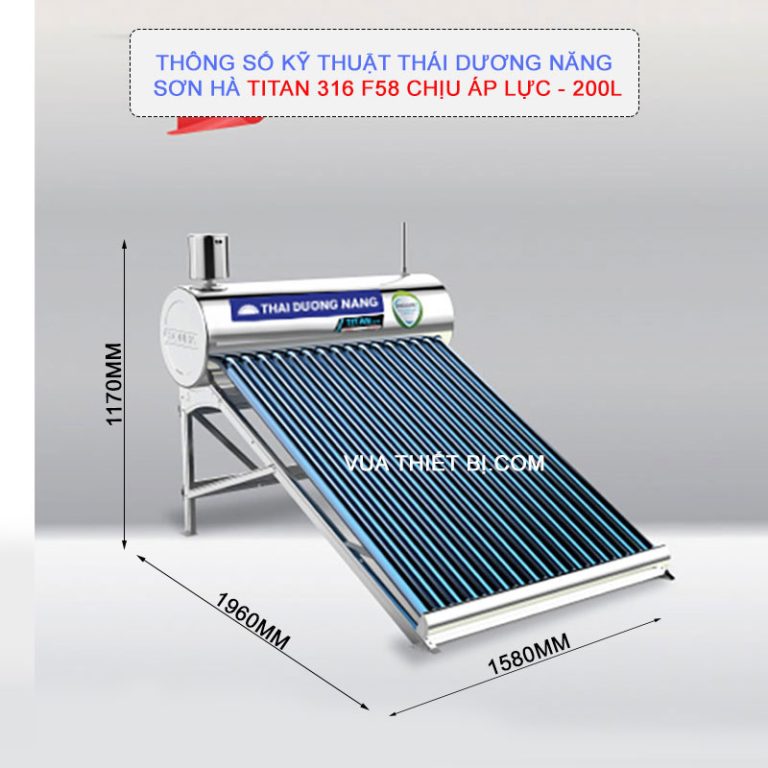 thong so ky thuat thai duong nang son ha titan 316 f58 ong chiu ap 200l