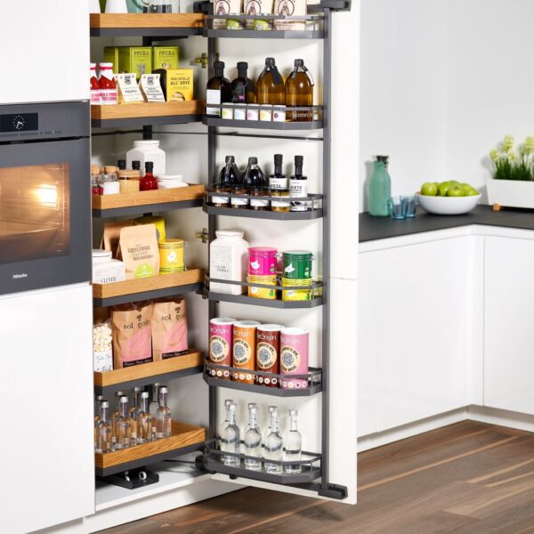 Tủ kho HAFELE TANDEM PANTRY ANTHRACITE 545.93.436