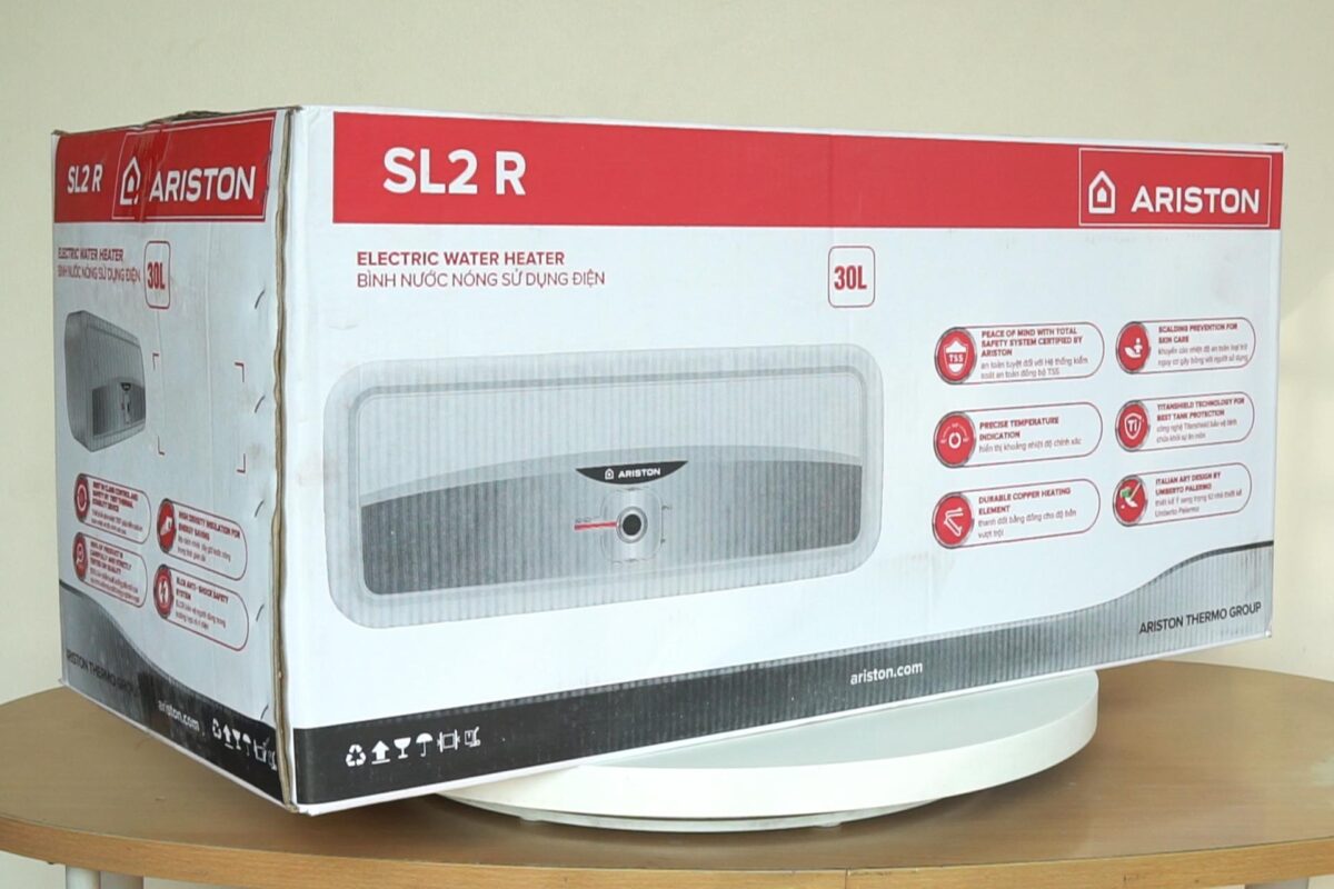 vo thung binh nong lanh ariston slim2 sl2 r 20 30 lit ngang gian tiep 25fe 2500w