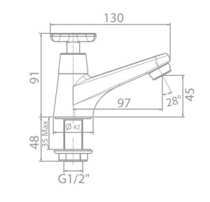 voi chau lanh american standard wf t701 2