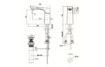 voi chau lavabo american standard wf 0801 nong lanh 1 lo 2
