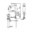 voi chau lavabo american standard wf 1701 nong lanh 1 lo 2