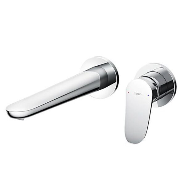 Vòi lavabo TOTO TLS04309B 2 lỗ âm tường nóng lạnh LF