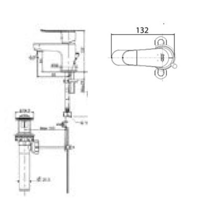 voi chau rua mat lavabo american standard wf 0701 nong lanh 1 lo 2