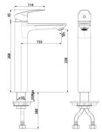 voi chau rua mat lavabo american standard wf 0703 nong lanh co cao 2