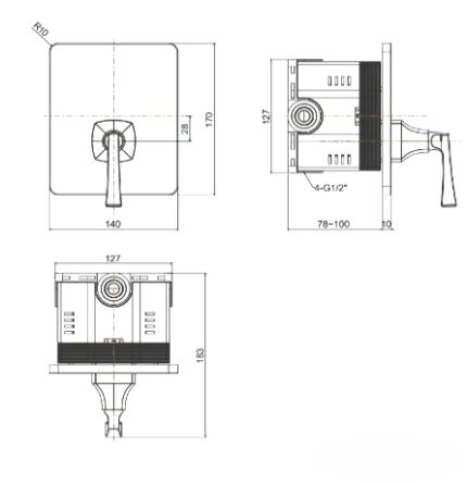 voi sen tam american standard ventuno wf 1622 am tuong 2