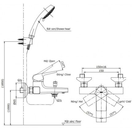 voi sen tam toto tbg10302v dgh104zr nong lanh 2