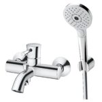 Vòi sen tắm TOTO TBS02302V TBW01010V nóng lạnh LN