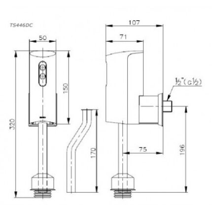 voi xa cam ung toto due137pbk ts446dc dung pin 2