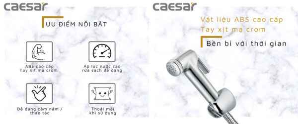 voi xit ve sinh caesar bs304cw