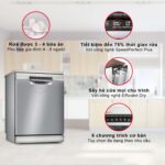 Máy rửa bát BOSCH SMS4EVI14E serie 4 độc lập - Ảnh 2