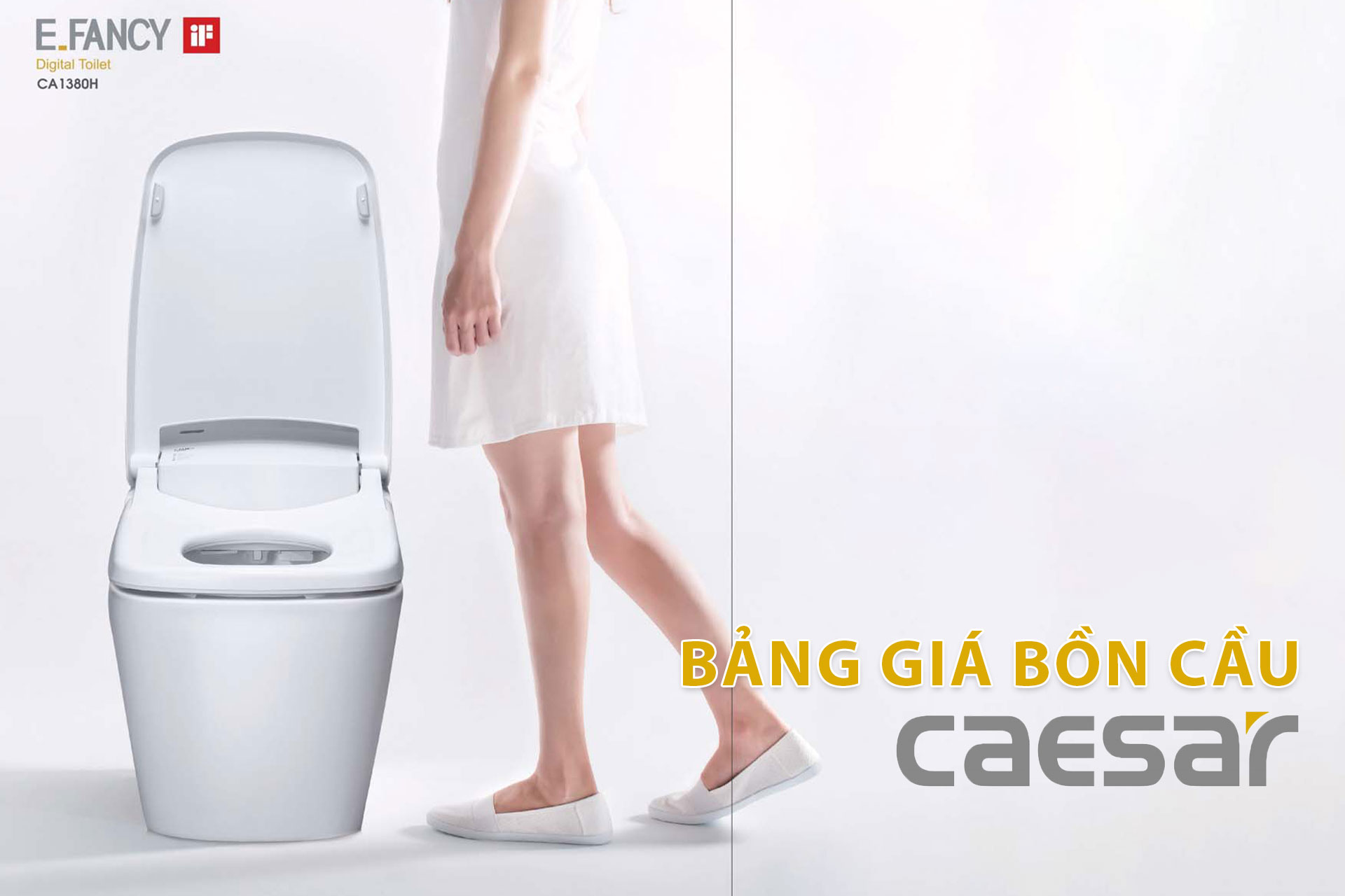 Bảng giá bồn cầu CAESAR chiết khấu tốt nhất