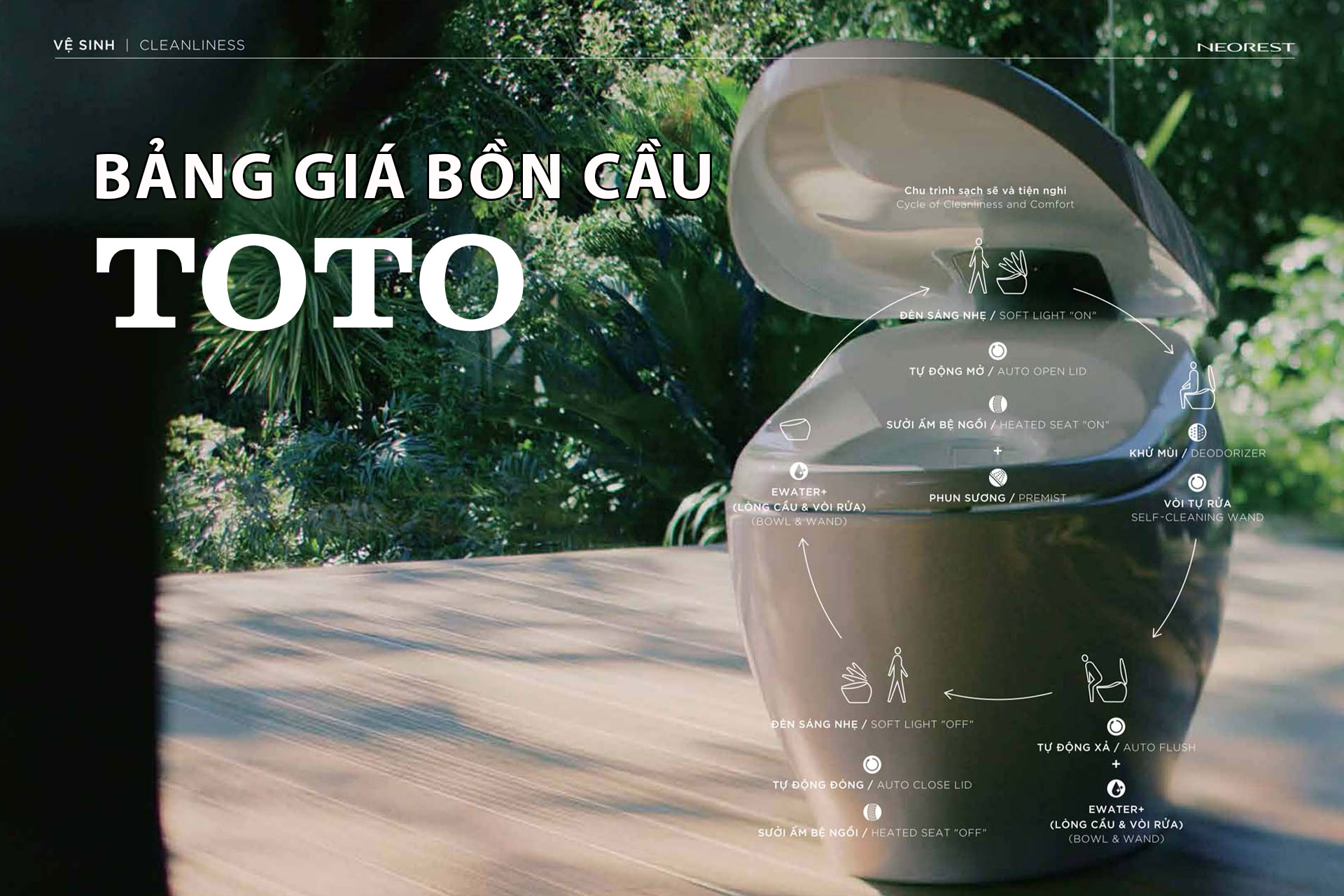 Bảng giá bồn cầu TOTO cao cấp, giá tốt 2024