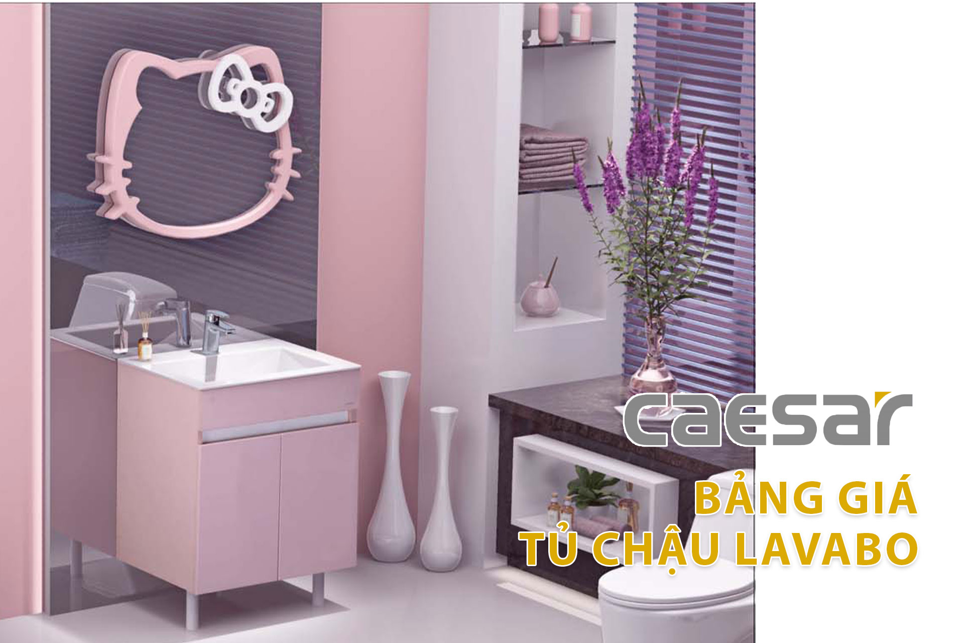 Bảng giá tủ chậu lavabo CAESAR giá rẻ nhất