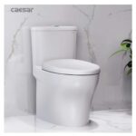 Bồn cầu 1 khối CAESAR C1394 (CD1394) nắp êm M233 - Ảnh 5