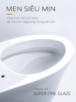 Bồn cầu thông minh CAESAR CD1395 TAF050 nắp rửa cơ - Ảnh 7