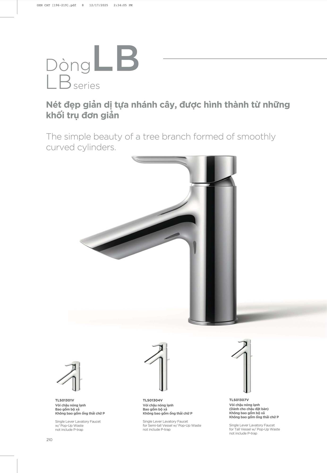 Catalogue Thiết bị vệ sinh TOTO mới nhất 2026 227 CATALOGUE DAY DU THIET BI VE SINH TOTO 2026 107 1