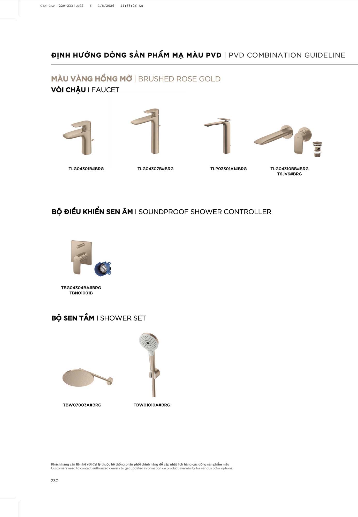 Catalogue Thiết bị vệ sinh TOTO mới nhất 2026 247 CATALOGUE DAY DU THIET BI VE SINH TOTO 2026 117 1