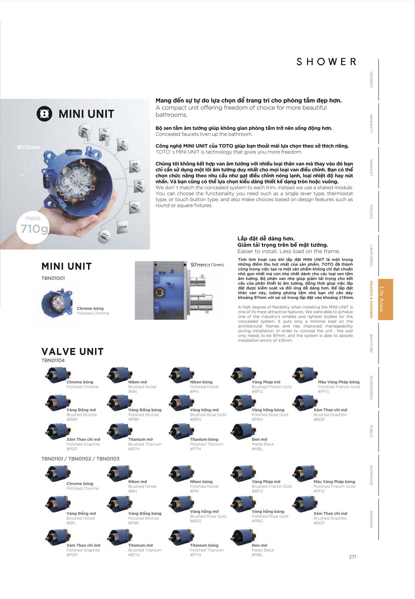 Catalogue Thiết bị vệ sinh TOTO mới nhất 2026 288 CATALOGUE DAY DU THIET BI VE SINH TOTO 2026 137 2