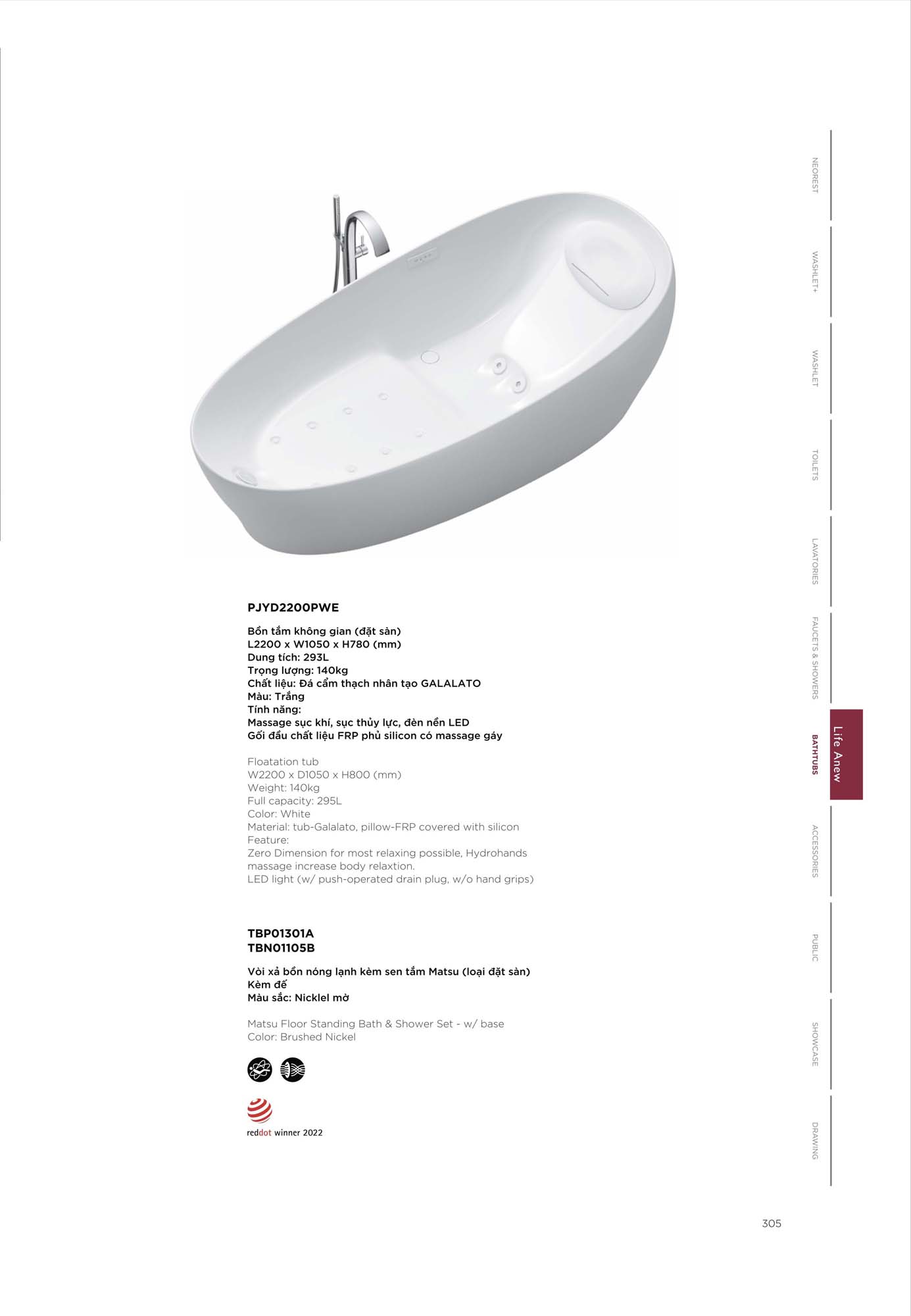 Catalogue Thiết bị vệ sinh TOTO mới nhất 2026 322 CATALOGUE DAY DU THIET BI VE SINH TOTO 2026 154 2