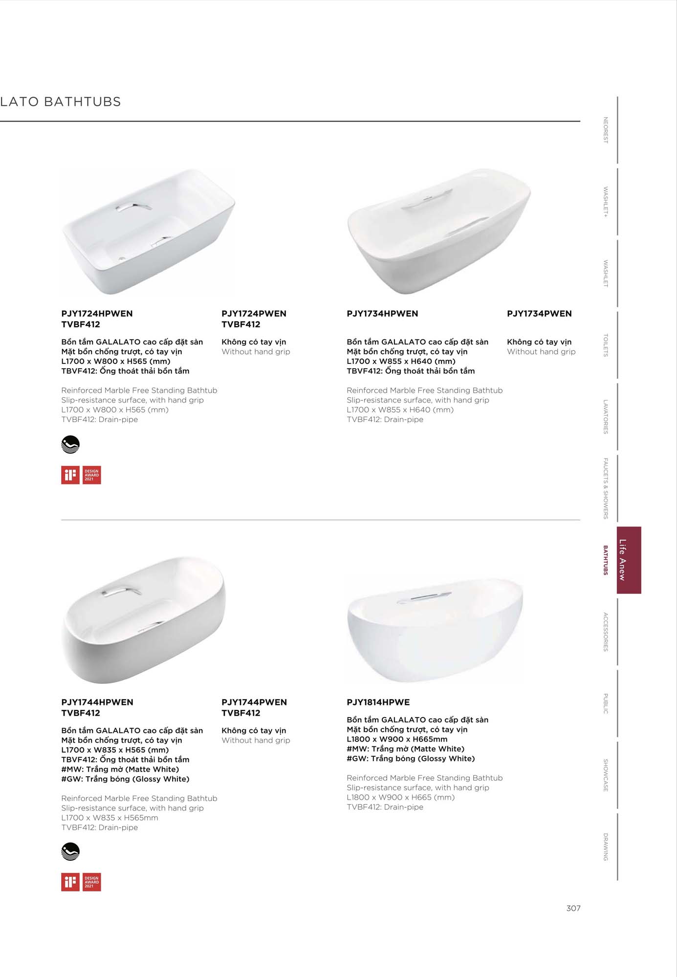 Catalogue Thiết bị vệ sinh TOTO mới nhất 2026 324 CATALOGUE DAY DU THIET BI VE SINH TOTO 2026 155 2