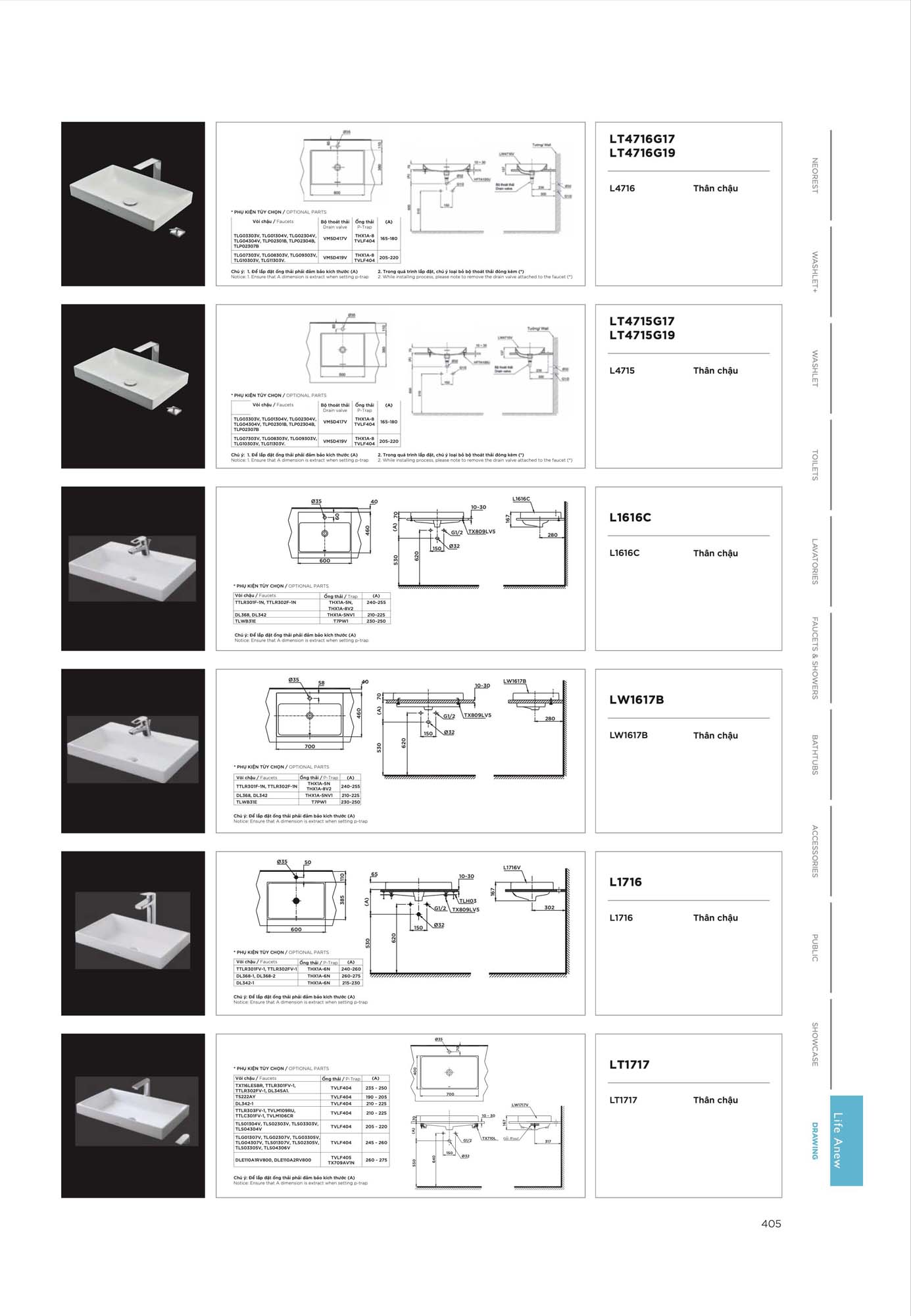 Catalogue Thiết bị vệ sinh TOTO mới nhất 2026 422 CATALOGUE DAY DU THIET BI VE SINH TOTO 2026 204 2