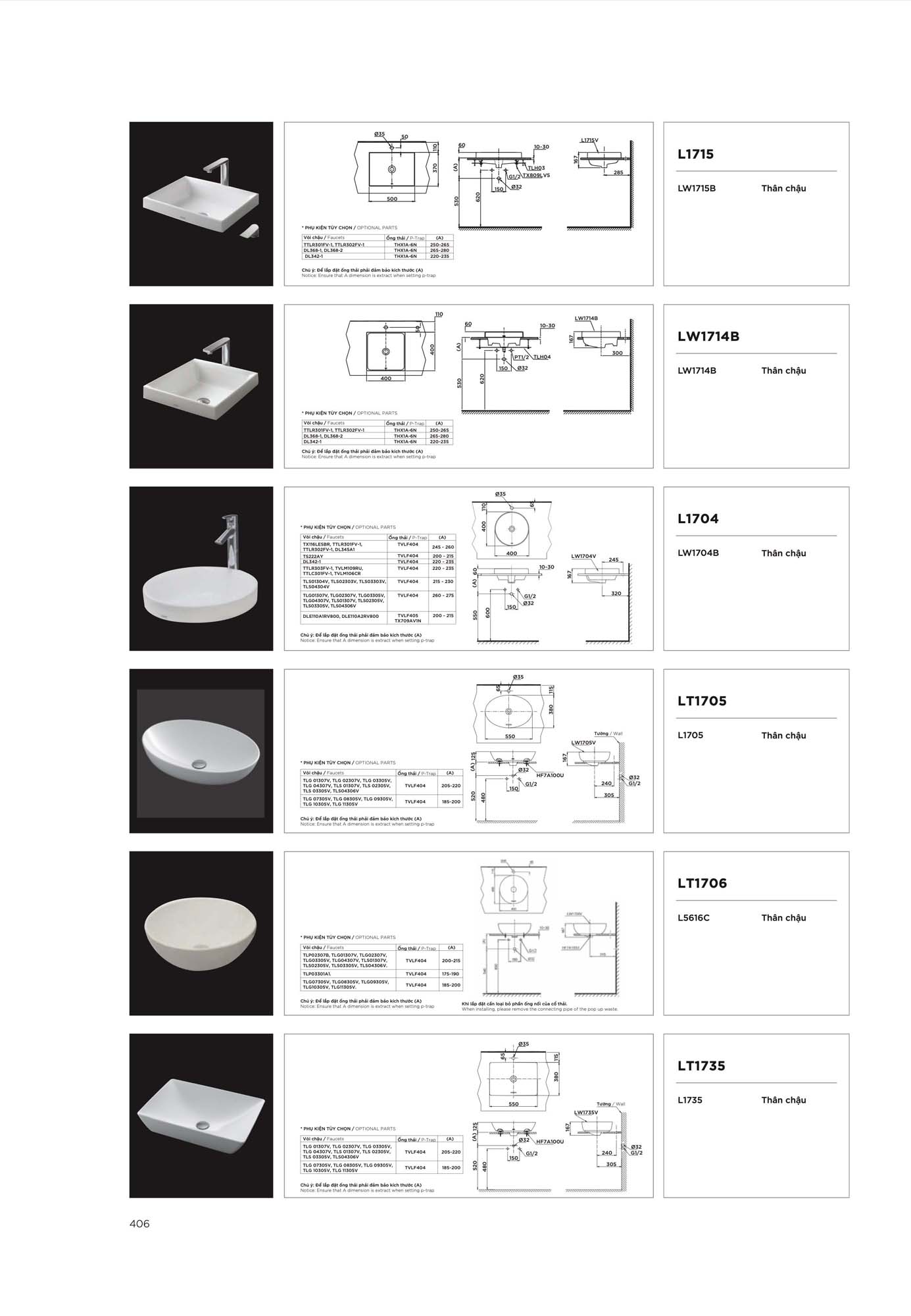 Catalogue Thiết bị vệ sinh TOTO mới nhất 2026 423 CATALOGUE DAY DU THIET BI VE SINH TOTO 2026 205 1