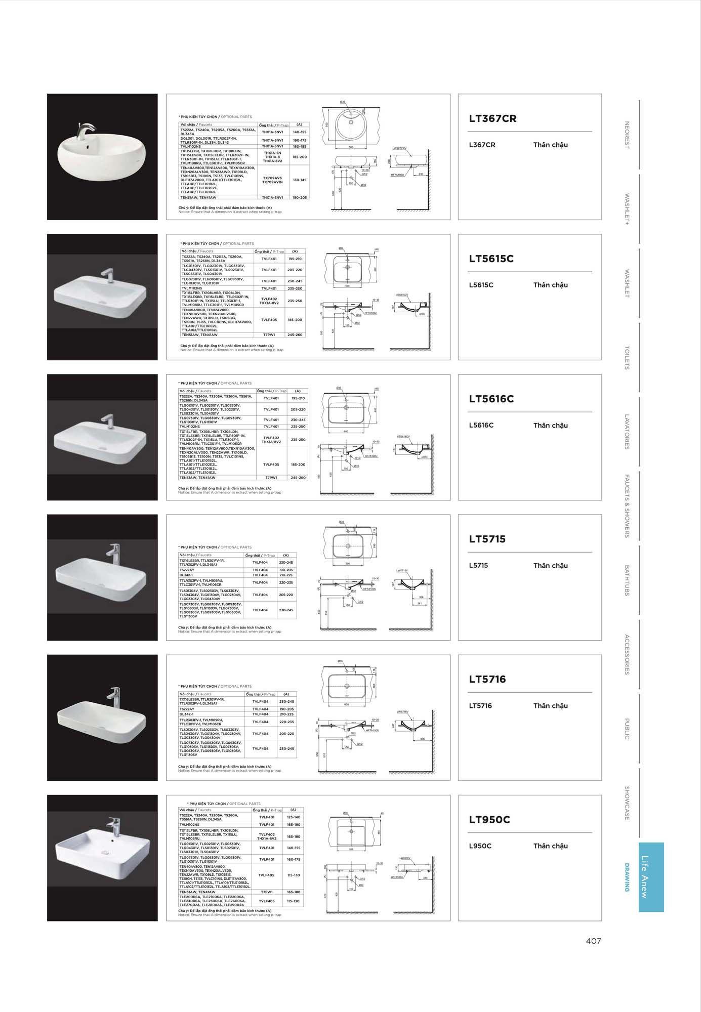 Catalogue Thiết bị vệ sinh TOTO mới nhất 2026 424 CATALOGUE DAY DU THIET BI VE SINH TOTO 2026 205 2