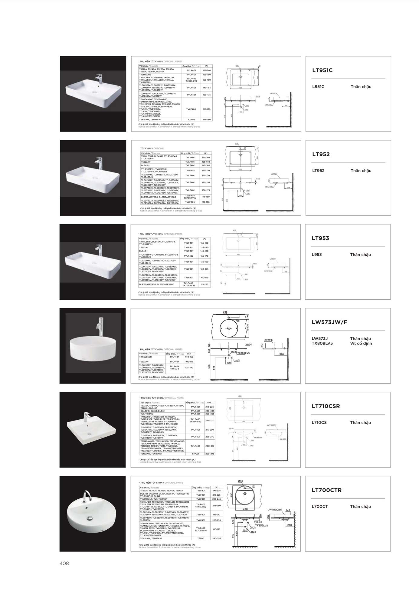 Catalogue Thiết bị vệ sinh TOTO mới nhất 2026 425 CATALOGUE DAY DU THIET BI VE SINH TOTO 2026 206 1